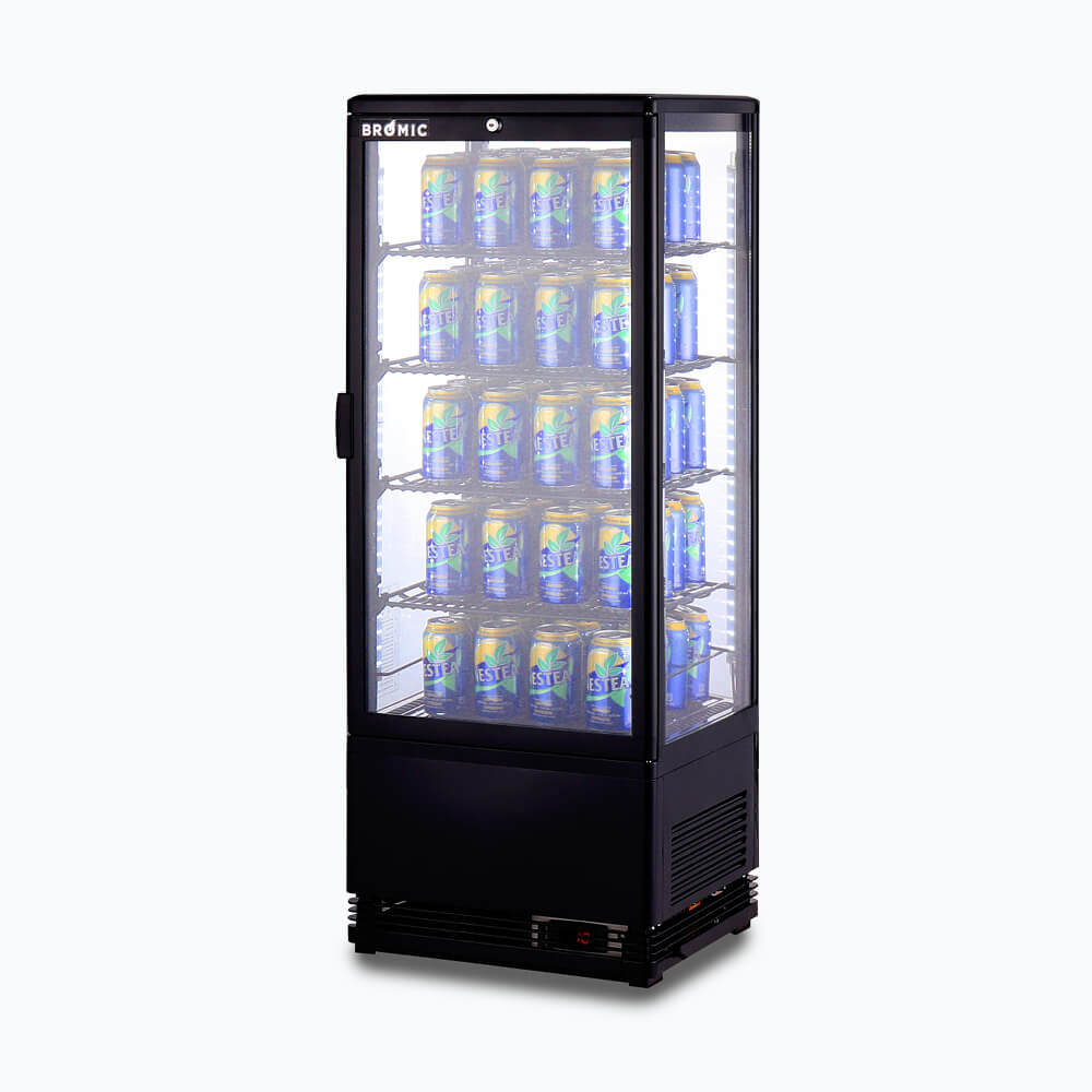 Bromic Countertop Beverage Fridge Flat Glass 98L LED CT0100G4B