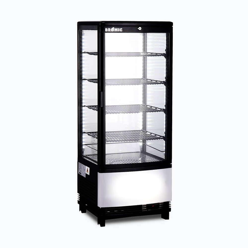 Bromic Countertop Fridge - 98L - 1 Door - Curved Glass CT0100G4BC-NR