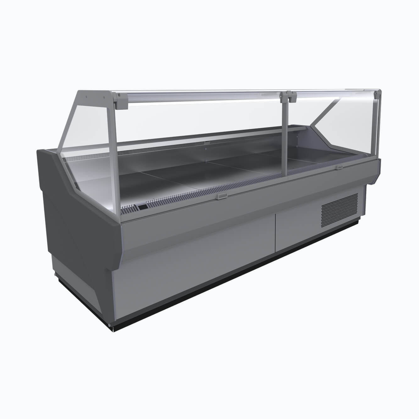 Bromic DD1250SG-NR Square Glass Deli Display