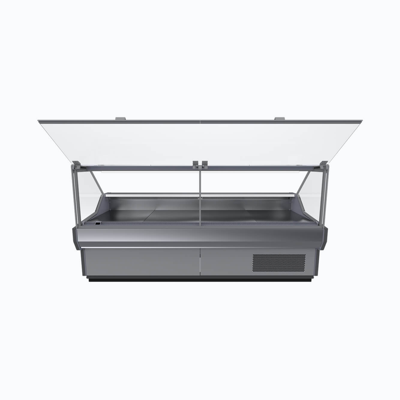 Bromic DD1250SG-NR Square Glass Deli Display