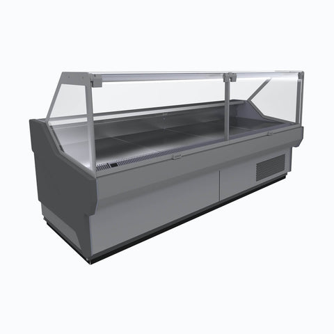 Bromic DD1875SG-NR Square Glass Deli Display