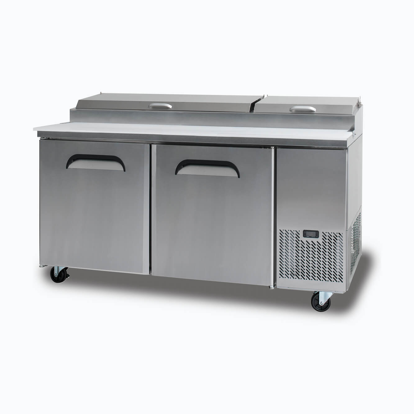 Bromic Pizza Prep Fridge - 2 Doors - 1702mm - 9 Pans PP1700