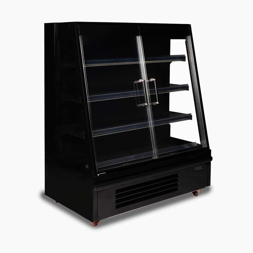 Bromic Semi Vertical Display Fridge - 1250mm - 2 Doors - Hinged SVM1250HD-NR