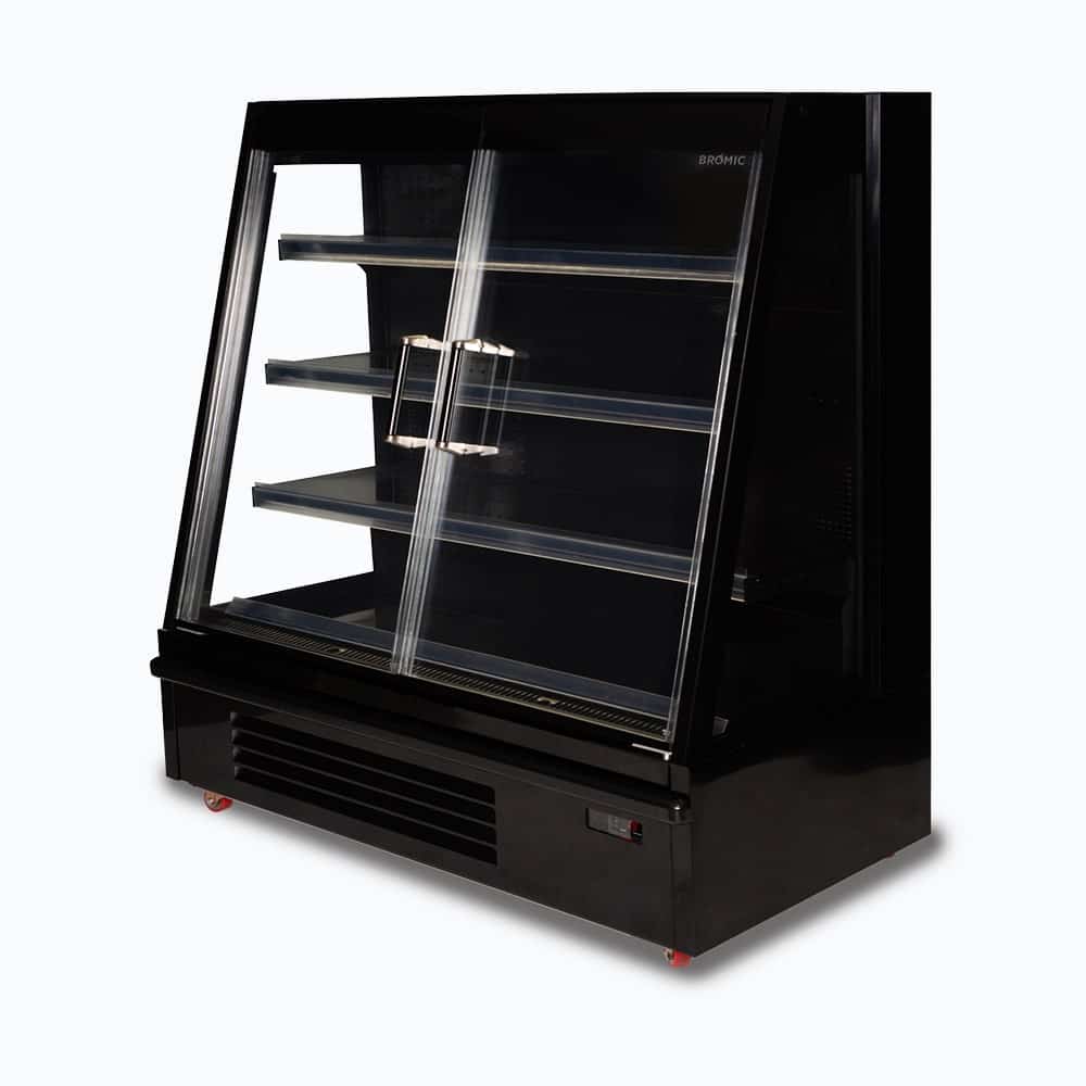 Bromic Semi Vertical Display Fridge - Gondola - 1580mm - 2 Doors - Hinged SVM1580HD-NR