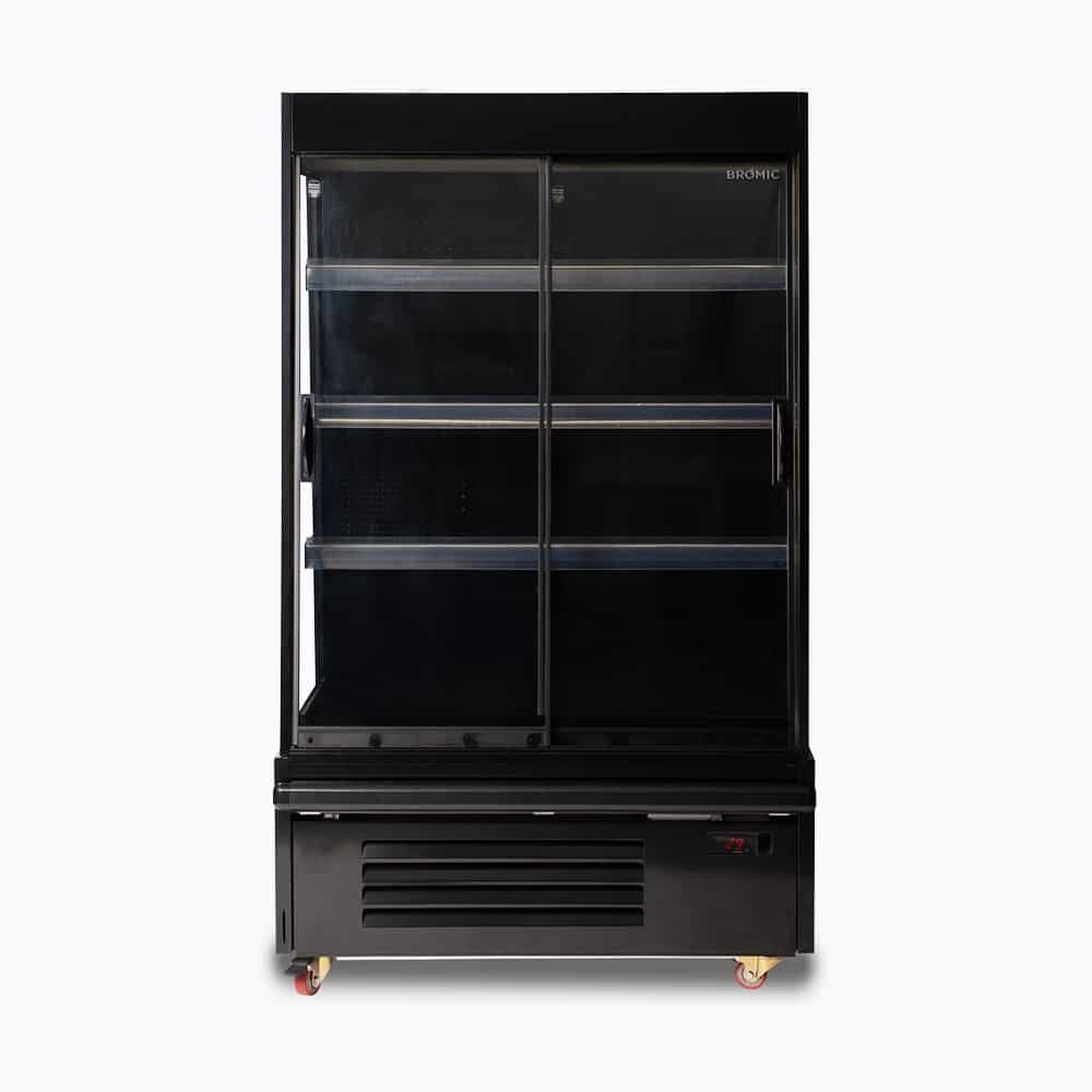 Bromic Semi Vertical Display Fridge - 938mm - 2 Doors - Sliding SVM1000SD-NR