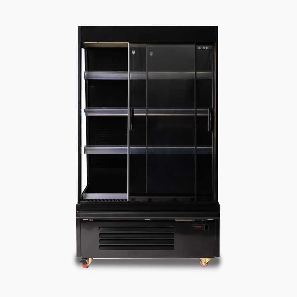 Bromic Semi Vertical Display Fridge - 938mm - 2 Doors - Sliding SVM1000SD-NR