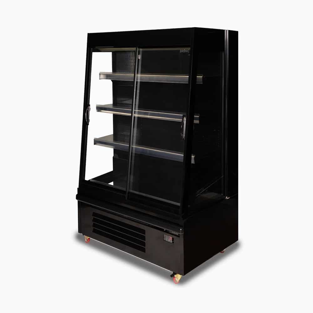 Bromic Semi Vertical Display Fridge - 938mm - 2 Doors - Sliding SVM1000SD-NR