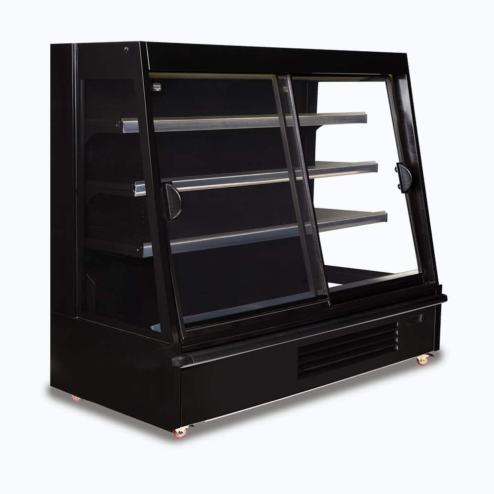 Bromic Semi Vertical Display Fridge - 1875mm - 2 Doors - Sliding SVM1875SD-NR