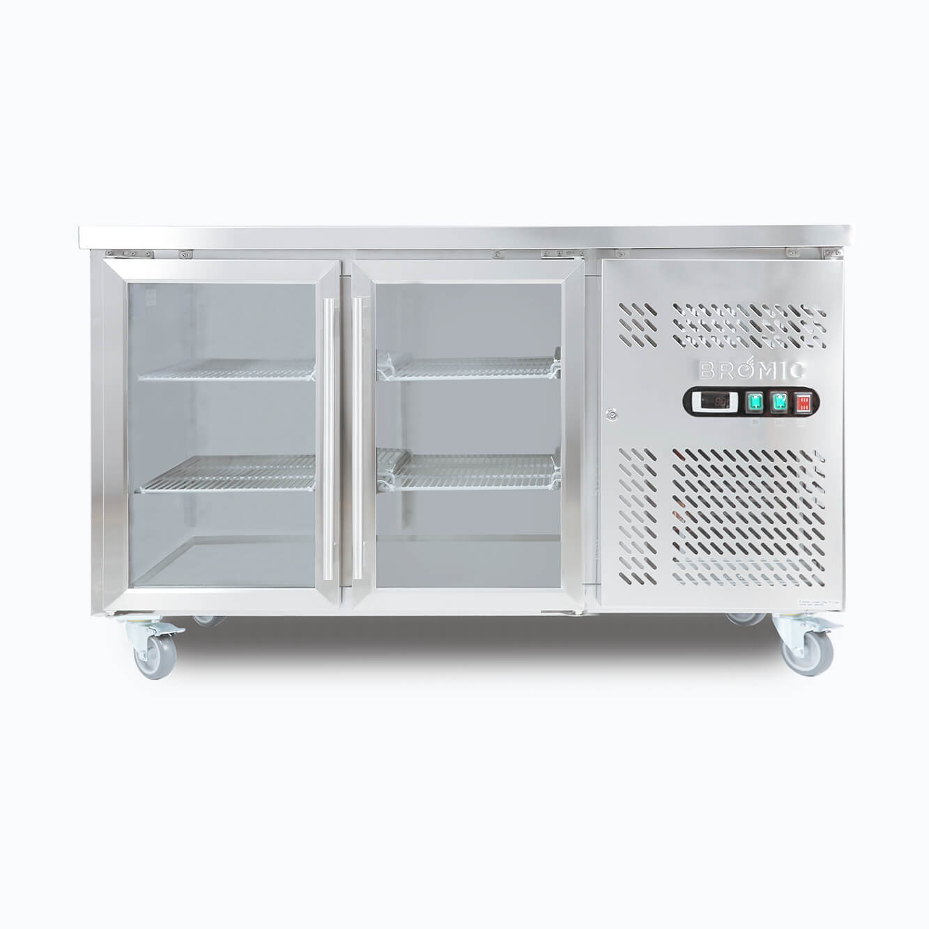 Bromic Under Bench Display Fridge - 282L - 2 Doors - Glass UBC1360GD-NR