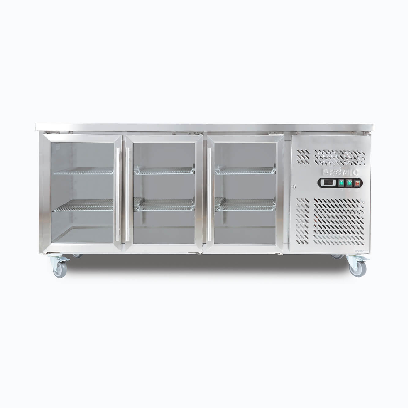 Bromic Under Bench Display Fridge - 417L - 3 Doors - Glass UBC1795GD-NR