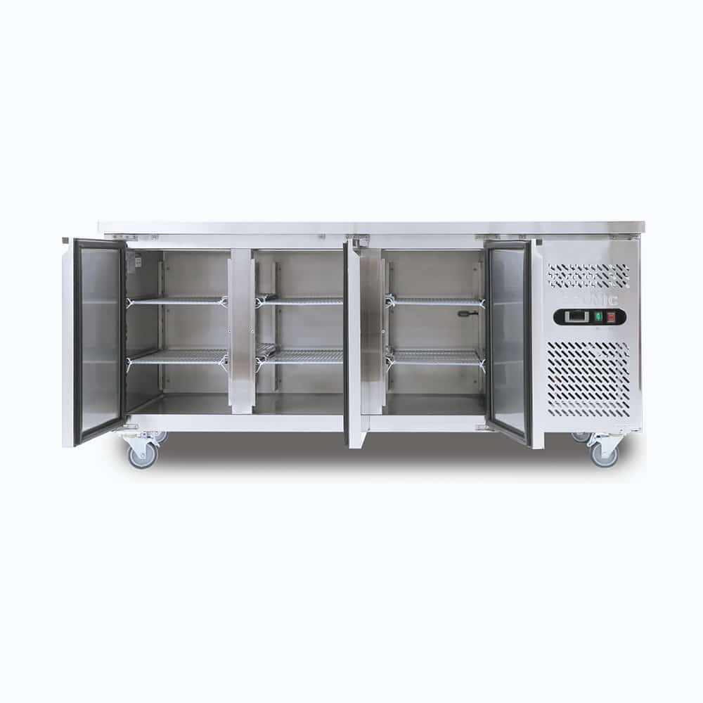 Bromic Under Bench Fridge - 417L - 3 Doors - Stainless Steel UBC1795SD-NR