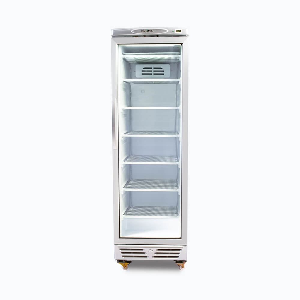 Bromic Upright Display Freezer LED Flat Glass Door 300L UF0374S