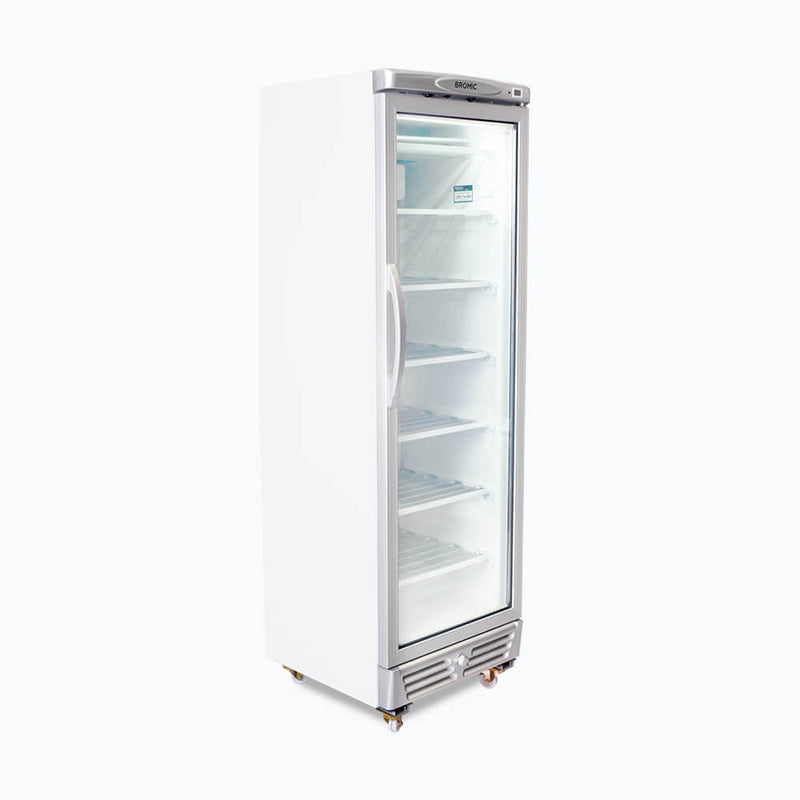 Bromic Upright Display Freezer LED Flat Glass Door 300L UF0374S