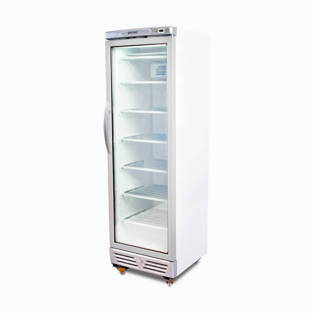 Bromic Upright Display Freezer LED Flat Glass Door 300L UF0374S