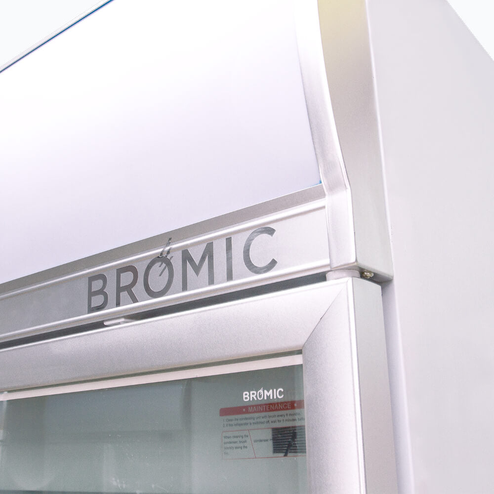 Bromic Upright Display Freezer Flat Glass 444L LED UF0500LF