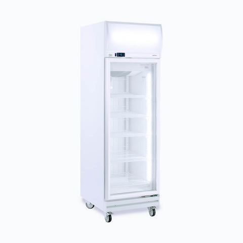 Bromic Upright Display Freezer - 444L - 1 Door - Flat Glass - Lightbox UF0500LF