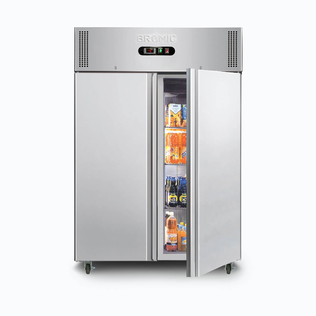 Bromic Upright Storage Freezer Gastronom Stainless Steel 1300L UF1300SDF