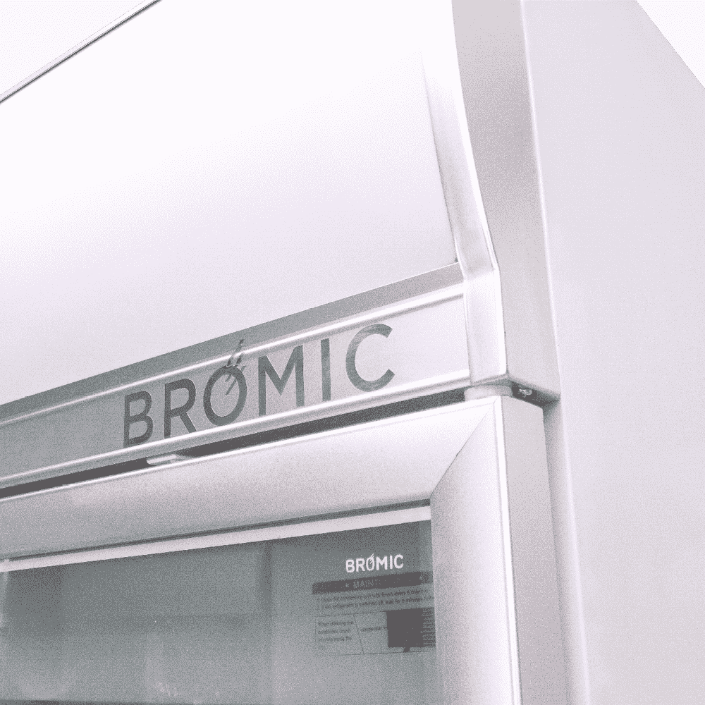 Bromic Upright Display Fridge - 976L - 2 Doors - Flat Glass - Lightbox GD1000LF