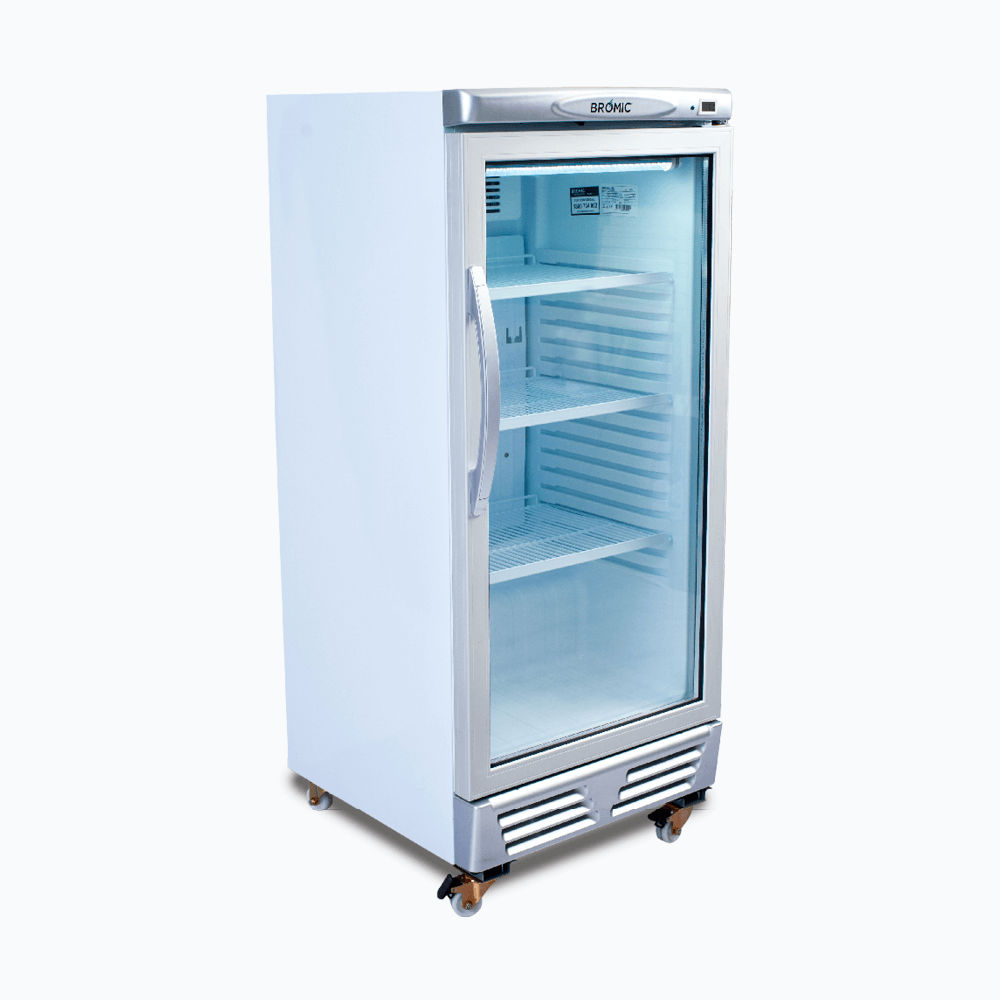 Bromic Upright Display Fridge - 215L - 1 Door - Flat Glass GM0220-NR