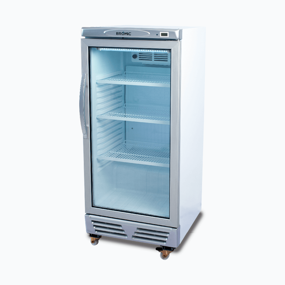 Bromic Upright Display Fridge - 215L - 1 Door - Flat Glass GM0220-NR