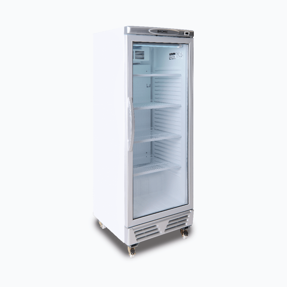 Bromic Upright Display Fridge Flat Glass Door 290L GM0300