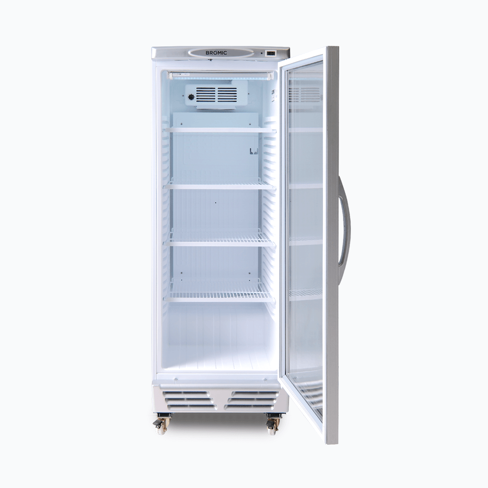 Bromic Upright Display Fridge Flat Glass Door 290L GM0300