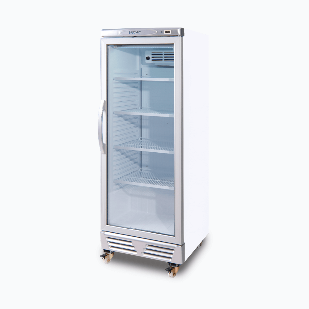 Bromic Upright Display Fridge Flat Glass Door 290L GM0300