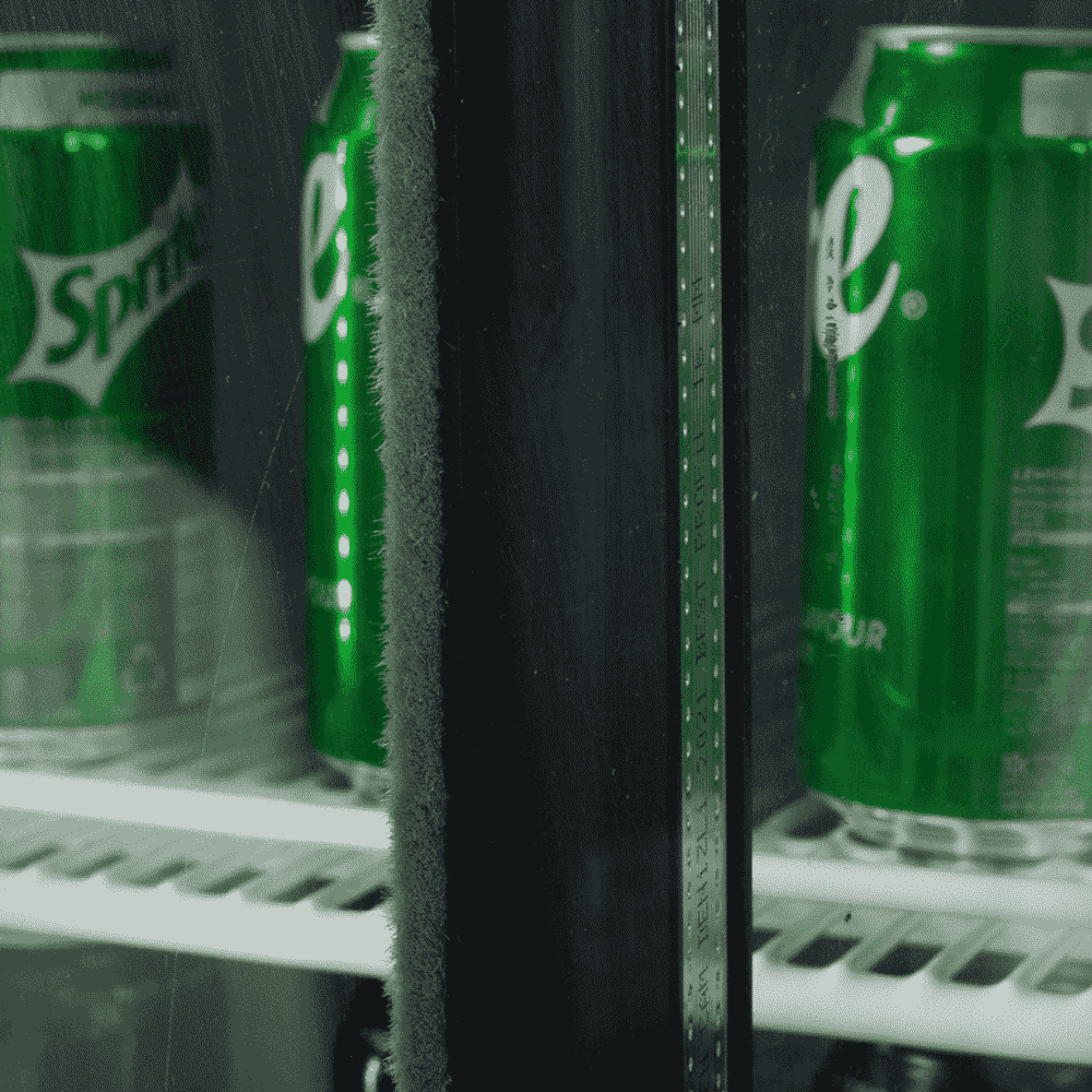 Bromic Upright Display Fridge - 945L - 2 Doors - Sliding - Flat Glass - Lightbox GM0980LS-NR