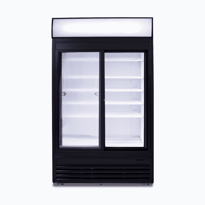 Bromic Upright Display Fridge with Lightbox Sliding Glass Door 945L GM0980LS