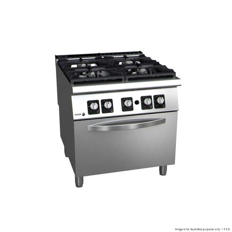 Ex-Showroom: Fagor Kore 900 Series Gas 4 Burner with Gas Oven - C-G941H-VIC625