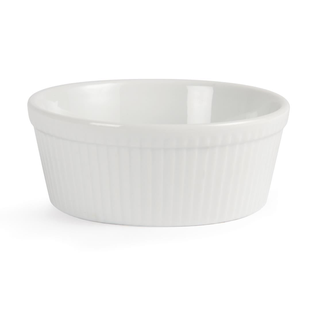 Olympia Whiteware Round Pie Dishes 134mm (6 Pack) - C042