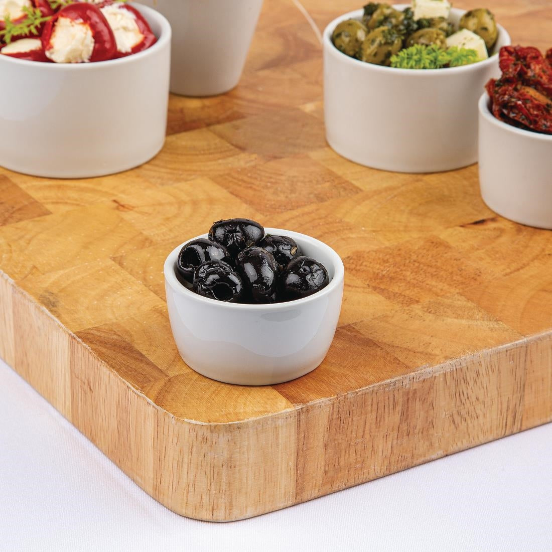 Olympia Whiteware Butter Dish 62.5mm (12 Pack) - C345
