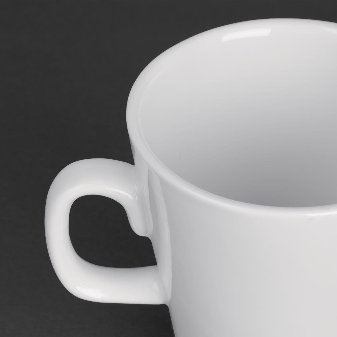 Olympia Whiteware Latte Mugs 310ml (12 Pack) - C359