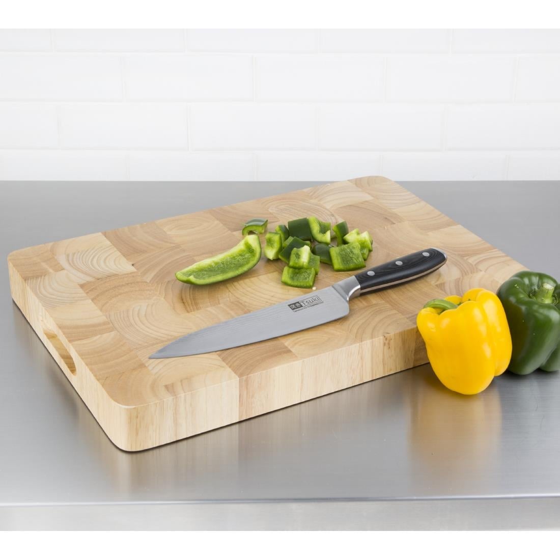 Vogue Medium Rectangular Wooden Chopping Board 45x455x305mm - C459