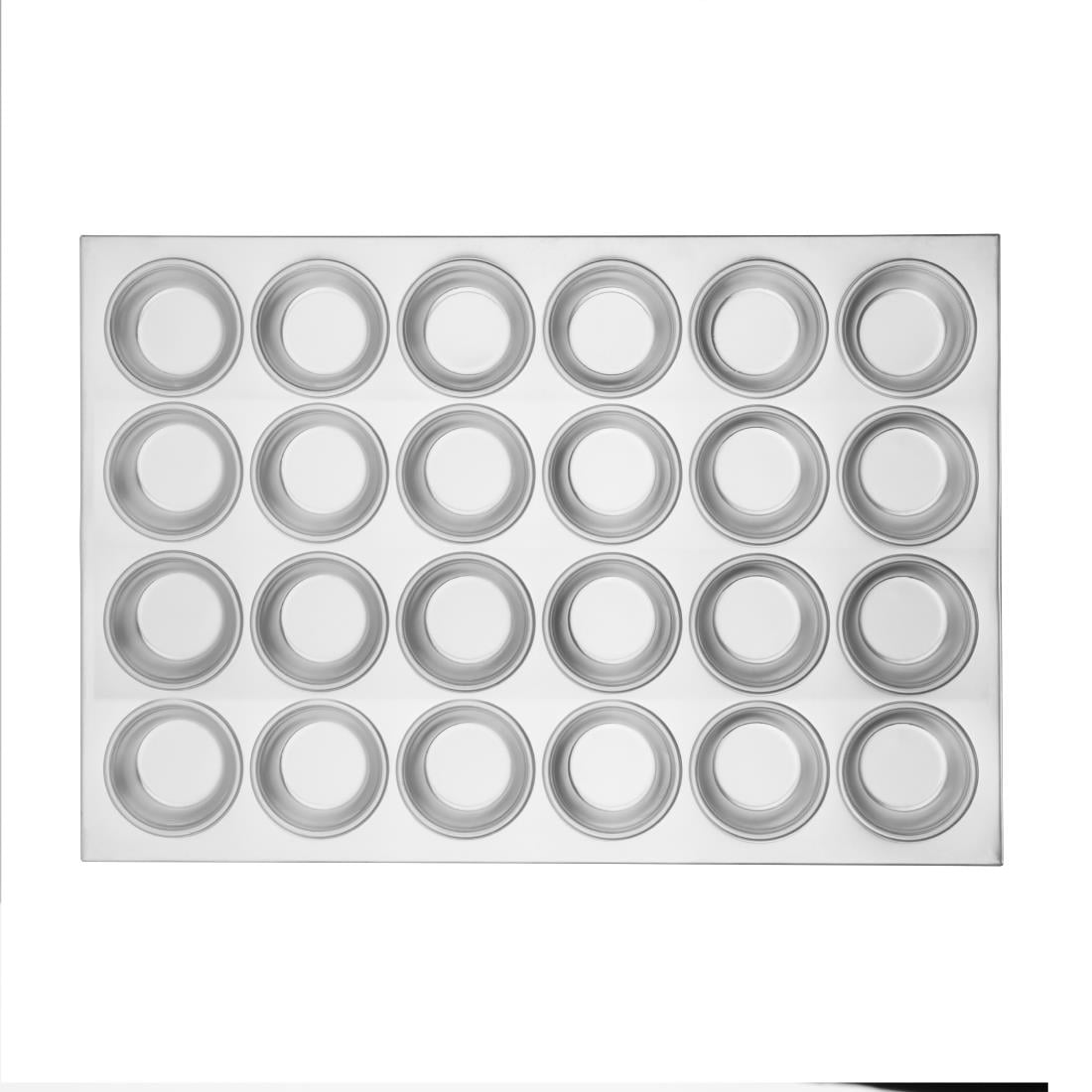 Vogue Aluminium 24 Cup Muffin Tray - C563