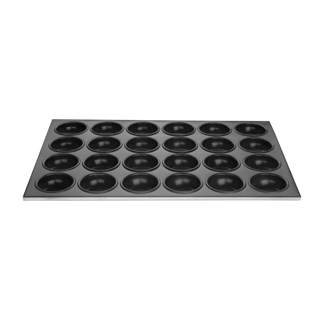 Vogue Aluminium Non Stick 24 Cup Muffin Tray - C564