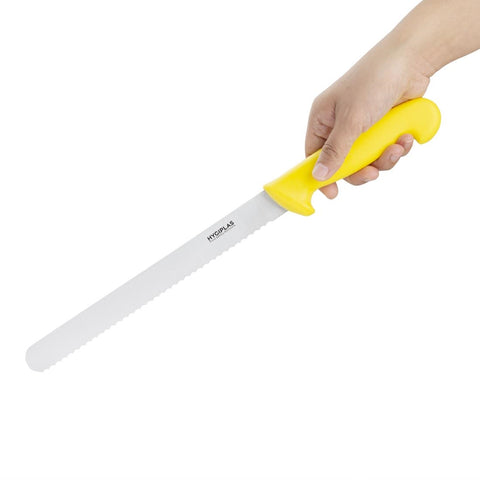 Hygiplas Serrated Slicer Yellow 255mm - C810