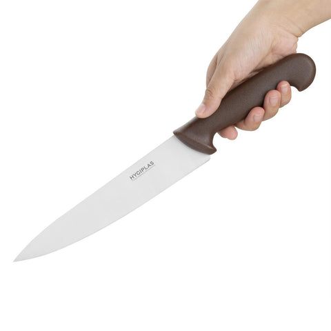 Hygiplas Chefs Knife Brown 216mm - C842