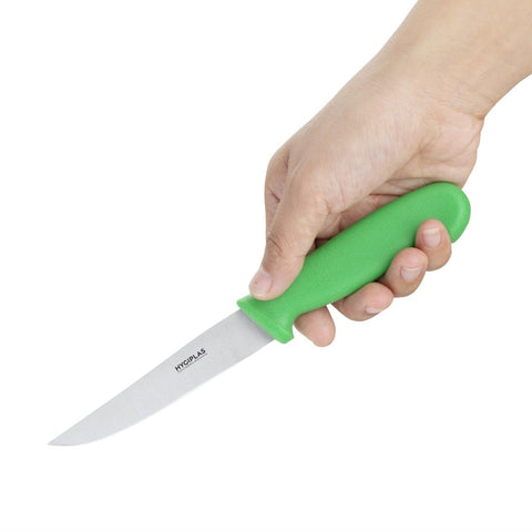 Hygiplas Vegetable Knife Green 100mm - C860