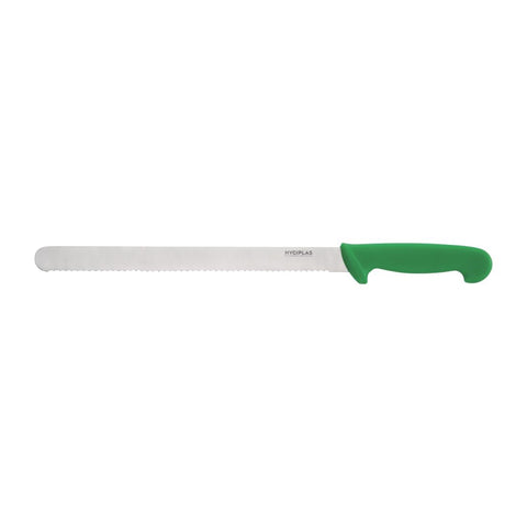 Hygiplas Serrated Slicer Green 300mm - C867