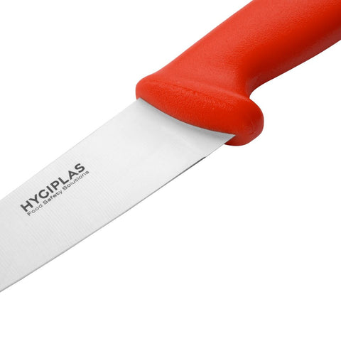 Hygiplas Chefs Knife Red 160mm - C887
