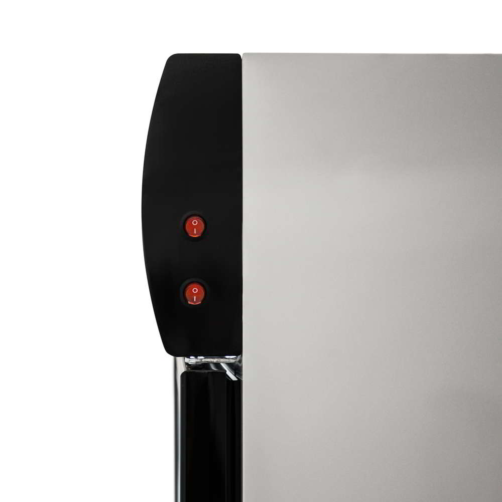 AG Equipment 515L Upright Glass Door Display/Drinks Fridge - White with Light Box CU800TNG