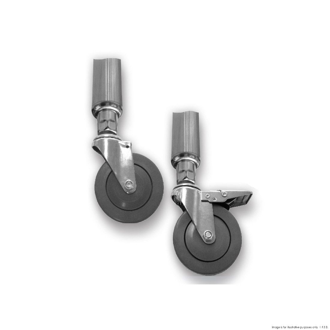 2NDs: Castor &amp; Leg Kit LC-01/A-NSW2097