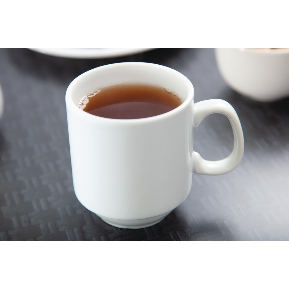 Olympia Whiteware Stacking Mugs 285ml (12 Pack) - CB461