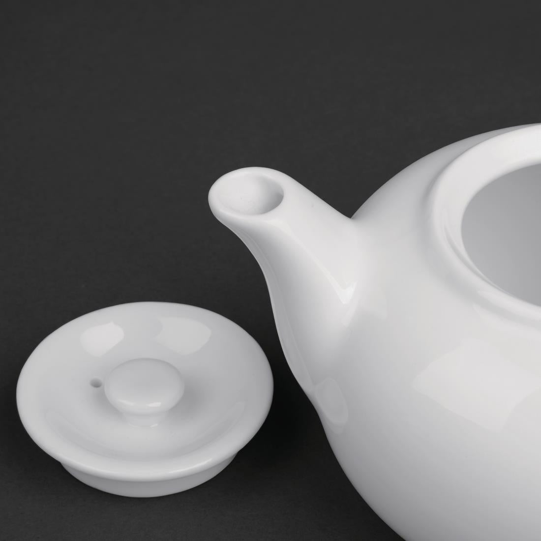 Olympia Whiteware Teapots 426ml (4 Pack) - CB473