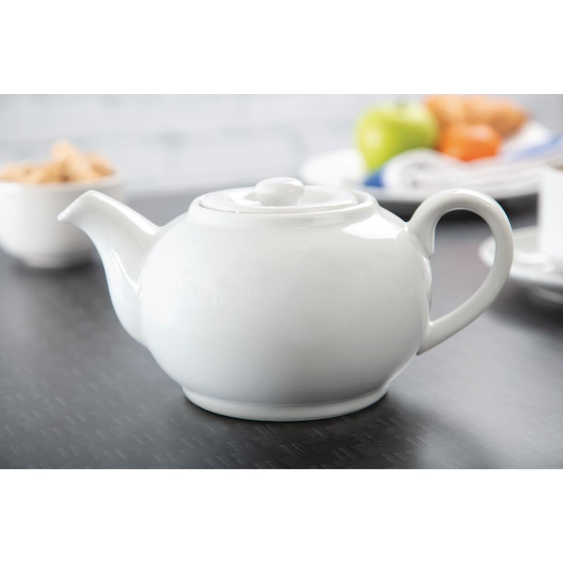 Olympia Whiteware Teapots 852ml (4 Pack) - CB474