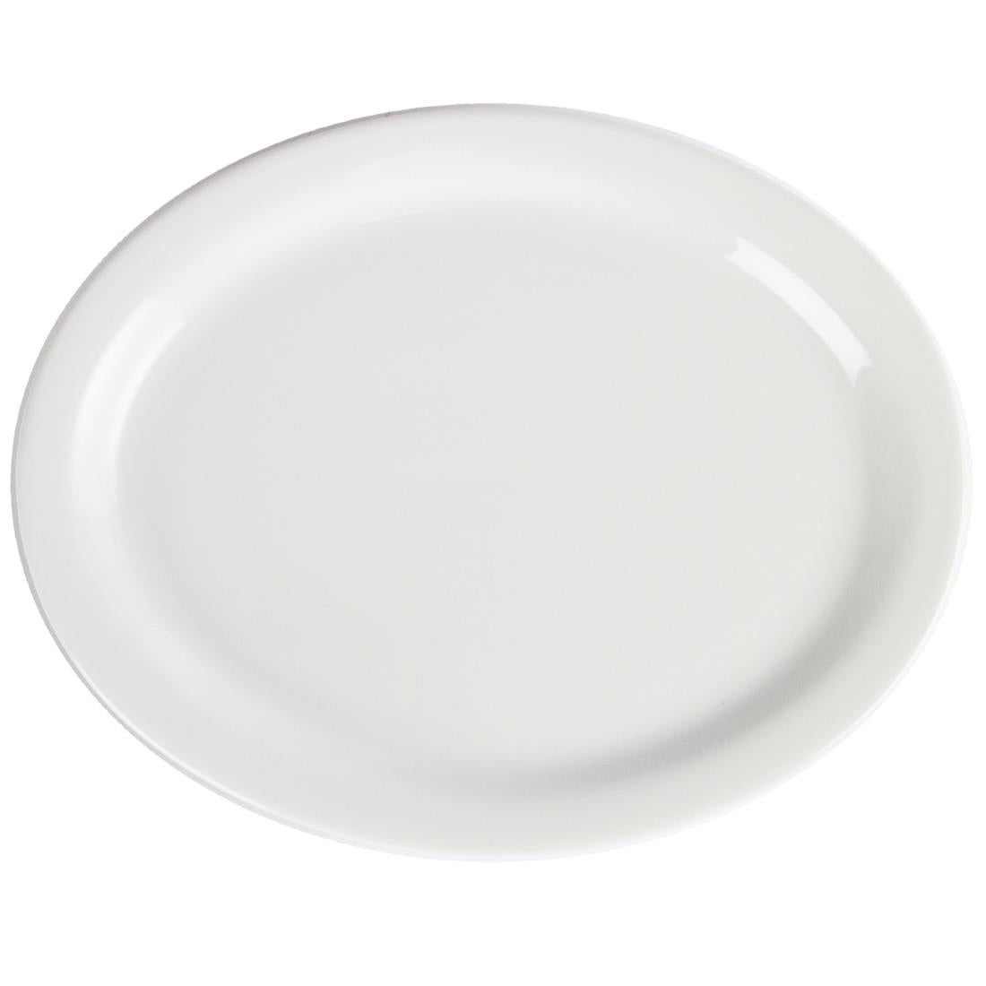 Olympia Whiteware Oval Platters 250mm (6 Pack) - CB477