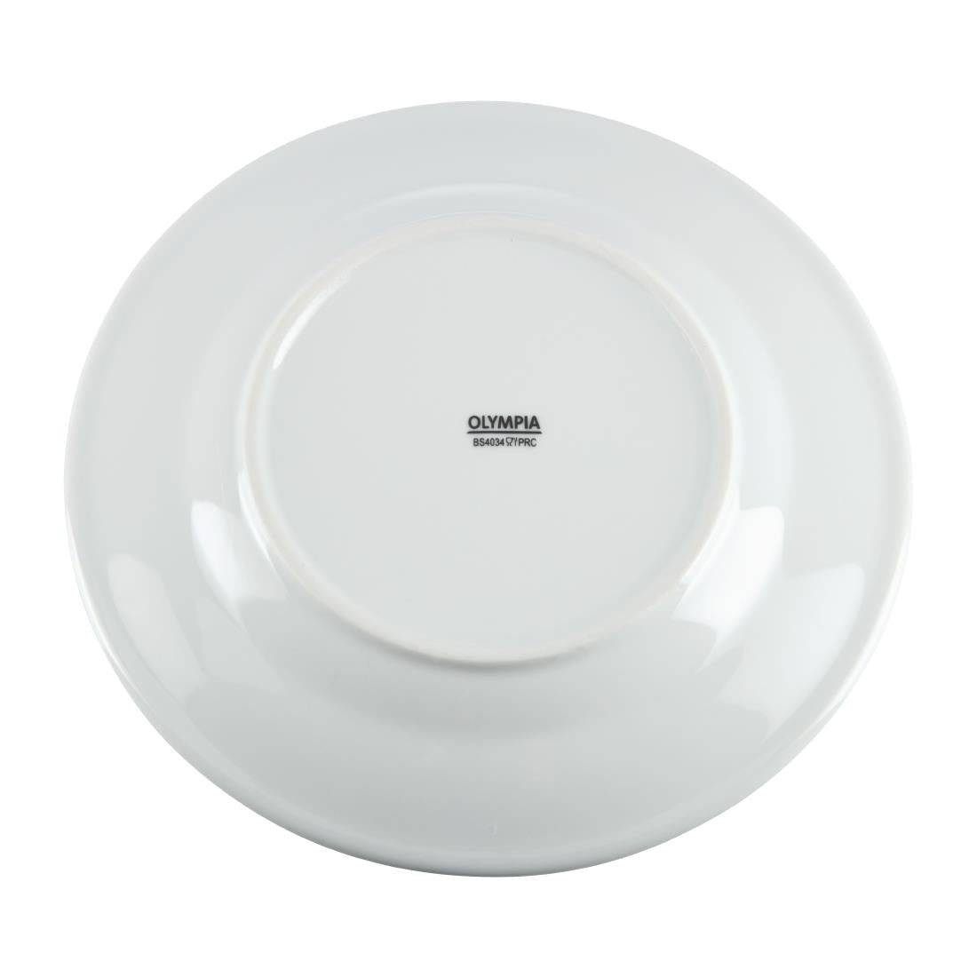 Olympia Whiteware Wide Rimmed Plates 202mm (12 Pack) - CB479
