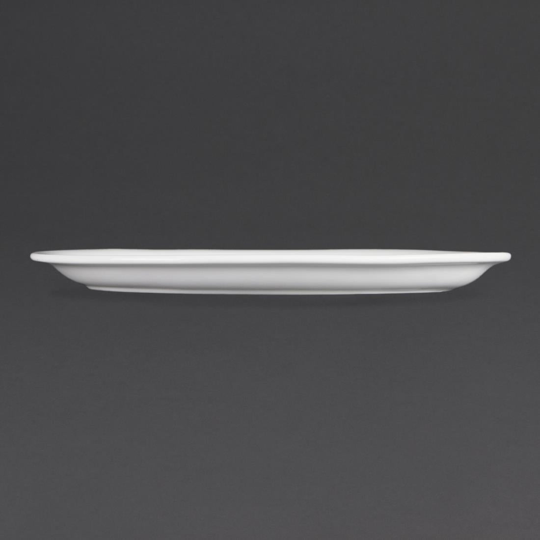 Olympia Whiteware Oval Platters 295mm (6 Pack) - CB484