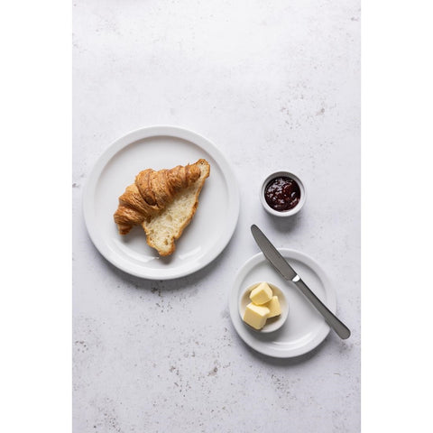 Olympia Whiteware Narrow Rimmed Plates 150mm (12 Pack) - CB486